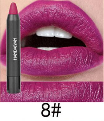 Long-Lasting Matte Lipstick Pencils