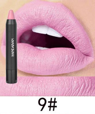 Long-Lasting Matte Lipstick Pencils